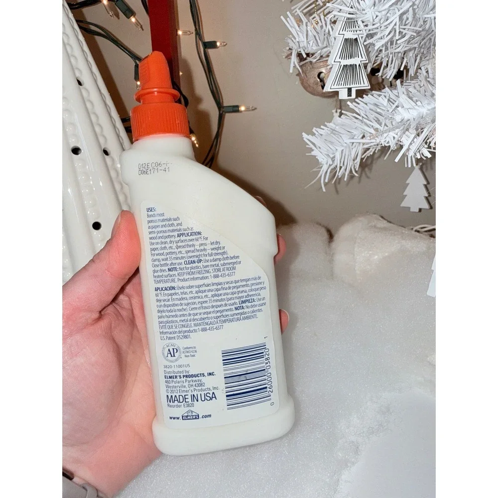 Elmers Glue All Multi‎ Purpose White Glue 8 Oz Now Stronger Formula Interior